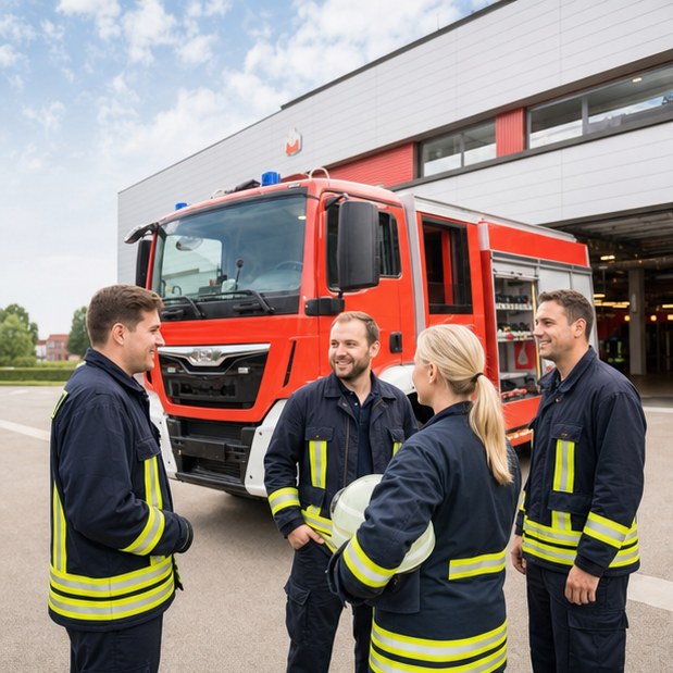 Homepagevorlage Rot-Weiß mit Feuerwehrverein