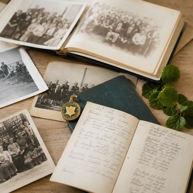 Homepagevorlage Klassisch mit historischem Vereinsmotiv