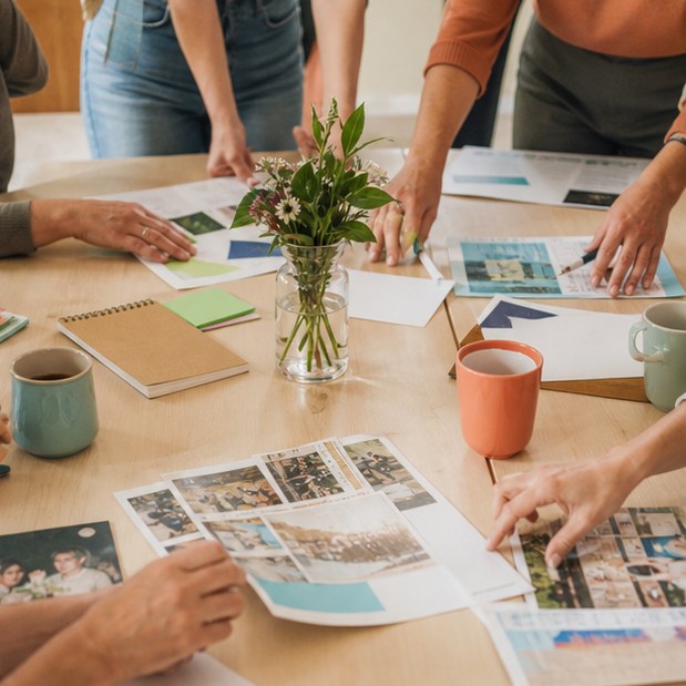 Kassenwart und Vorstand bei der gemeinsamen Finanzplanung